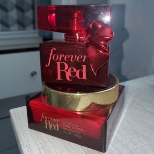 Forever Red matching perfume and body lotion